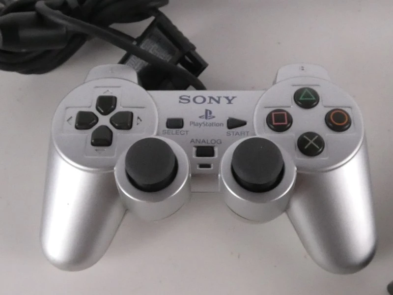 Sony PlayStation 2 (PS2) Slim – Zilver - Complete Set