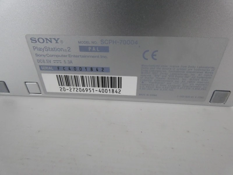 Sony PlayStation 2 (PS2) Slim – Zilver - Complete Set