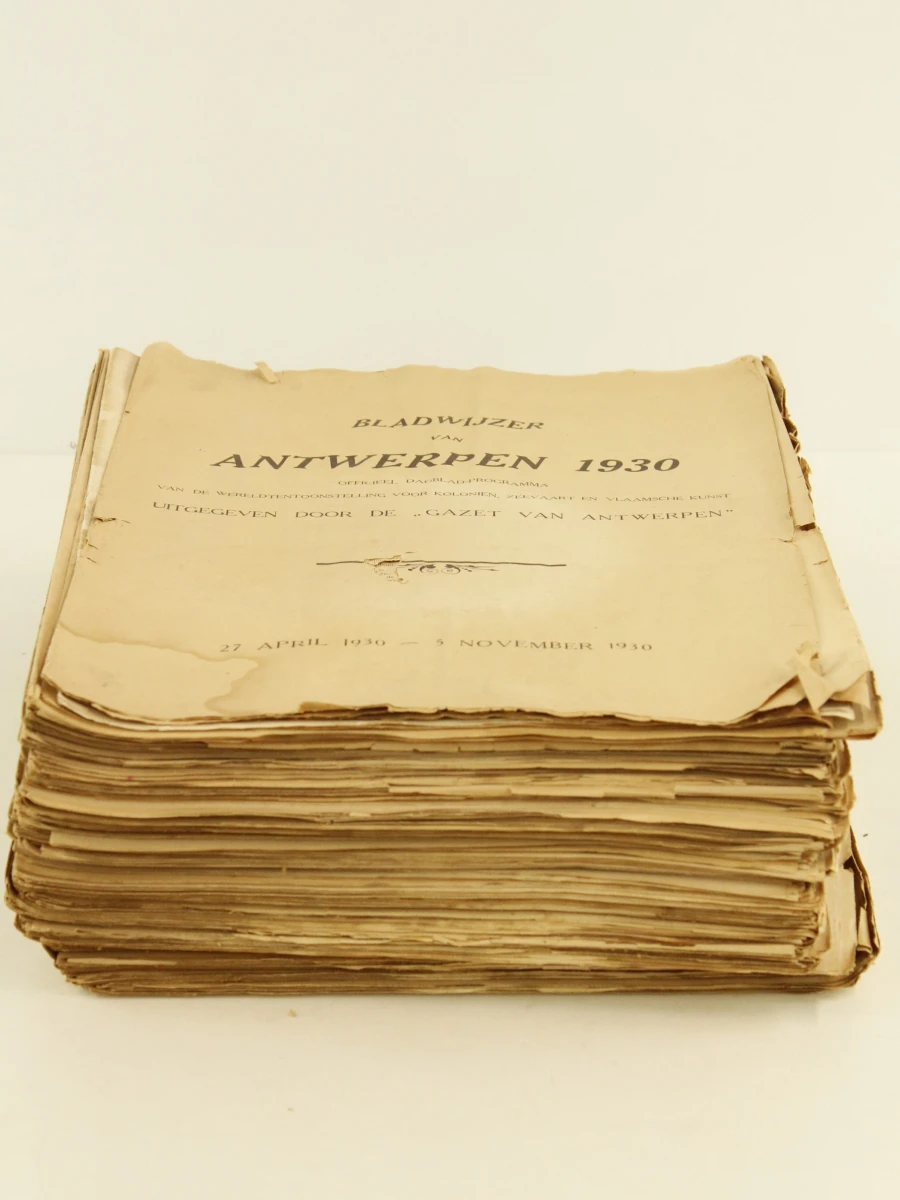 Complete dagbladreeks Wereldtentoonstelling Antwerpen 1930 (27/4 - 5/11/'30)