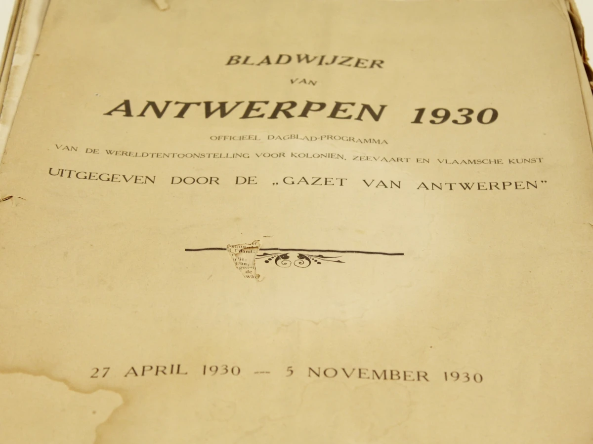 Complete dagbladreeks Wereldtentoonstelling Antwerpen 1930 (27/4 - 5/11/'30)