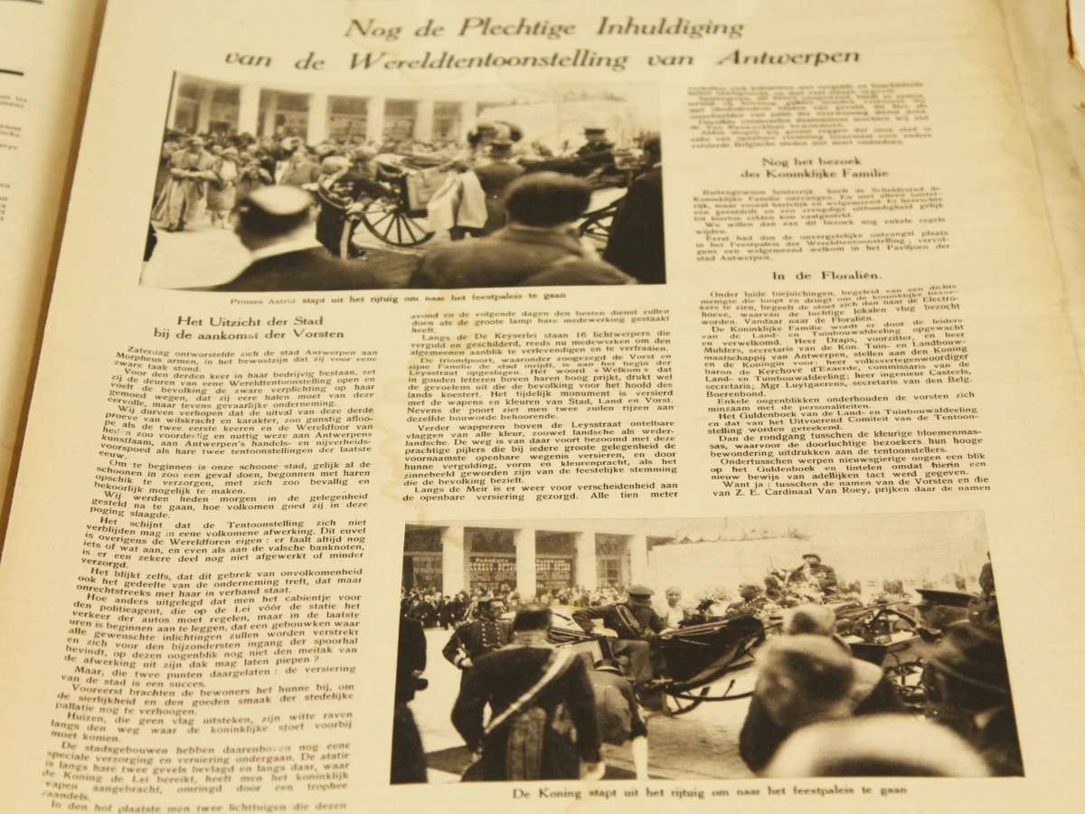 Complete dagbladreeks Wereldtentoonstelling Antwerpen 1930 (27/4 - 5/11/'30)