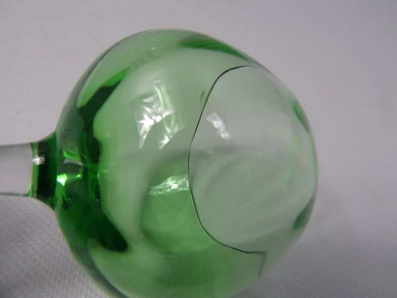 Set vintage uranium glazen - foto 4