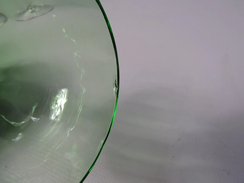 Set vintage uranium glazen - foto 5