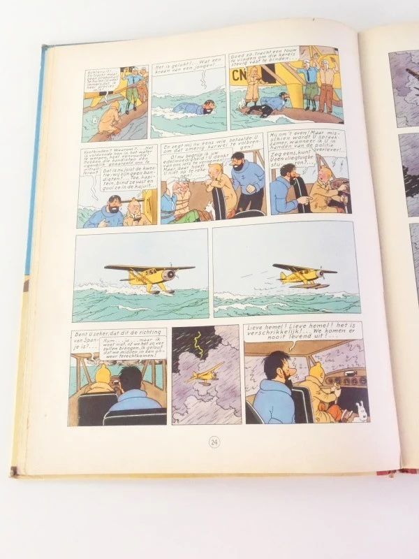Kuifje - De krab met de gulden scharen (Hardcover, Casterman 1956)