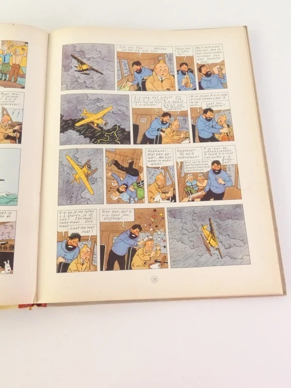 Kuifje - De krab met de gulden scharen (Hardcover, Casterman 1956)