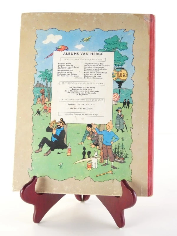Kuifje - De krab met de gulden scharen (Hardcover, Casterman 1956)