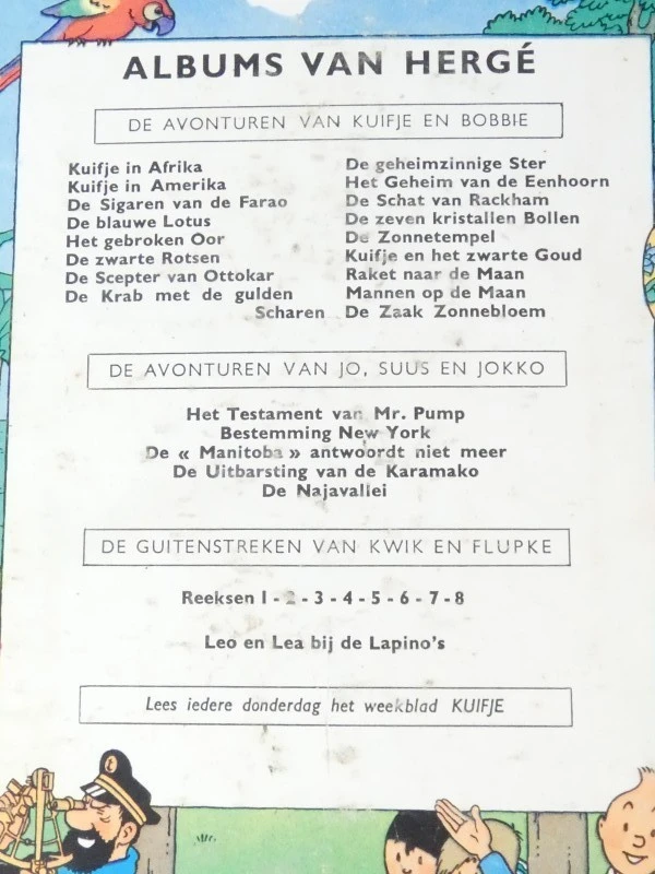Kuifje - De krab met de gulden scharen (Hardcover, Casterman 1956)