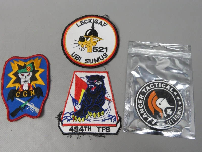 Set militaire insignes en tactisch embleem
