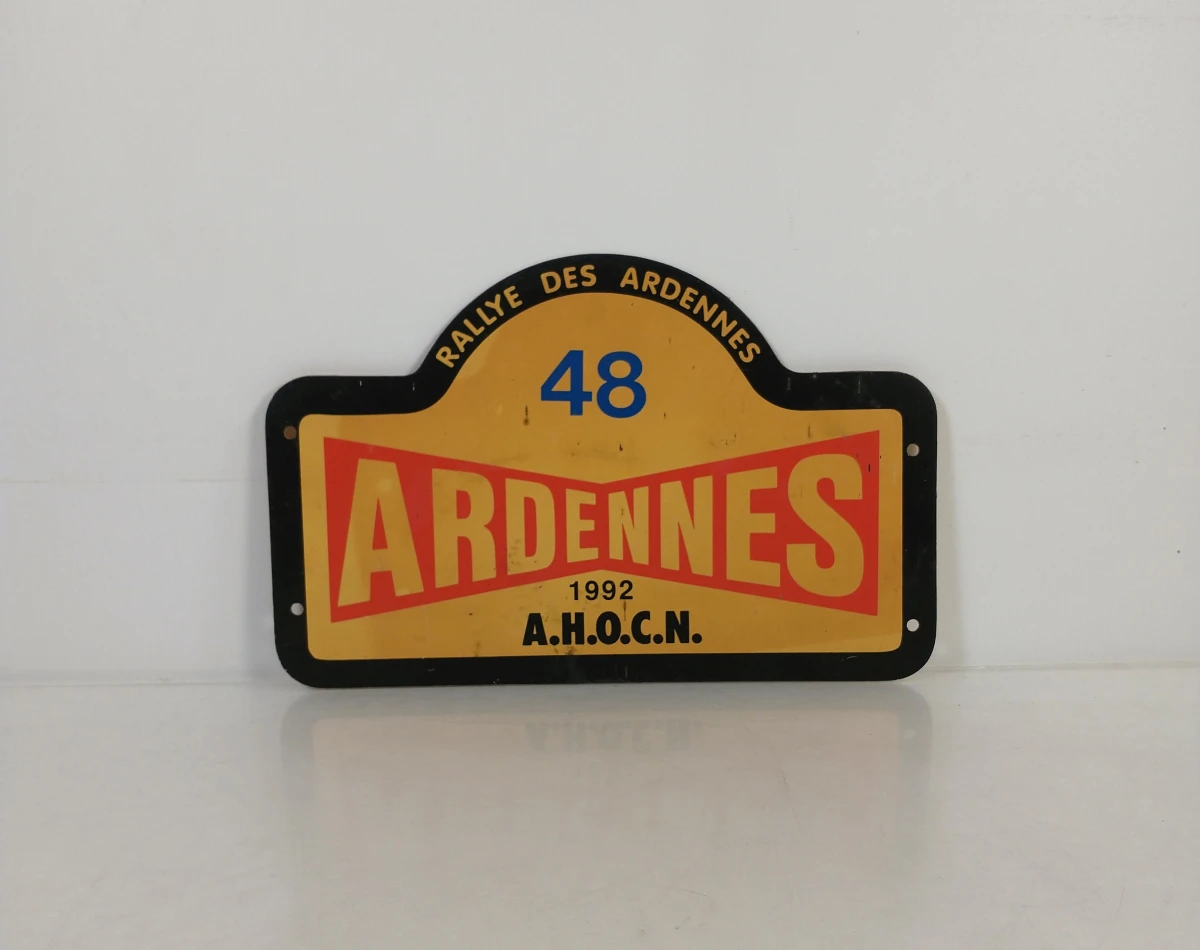 Set van 9 vintage rally- en autostickerplaten - foto 4