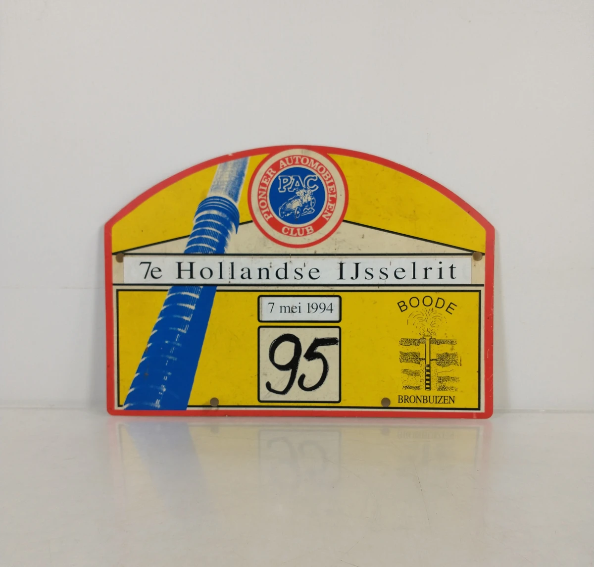 Set van 9 vintage rally- en autostickerplaten - foto 7