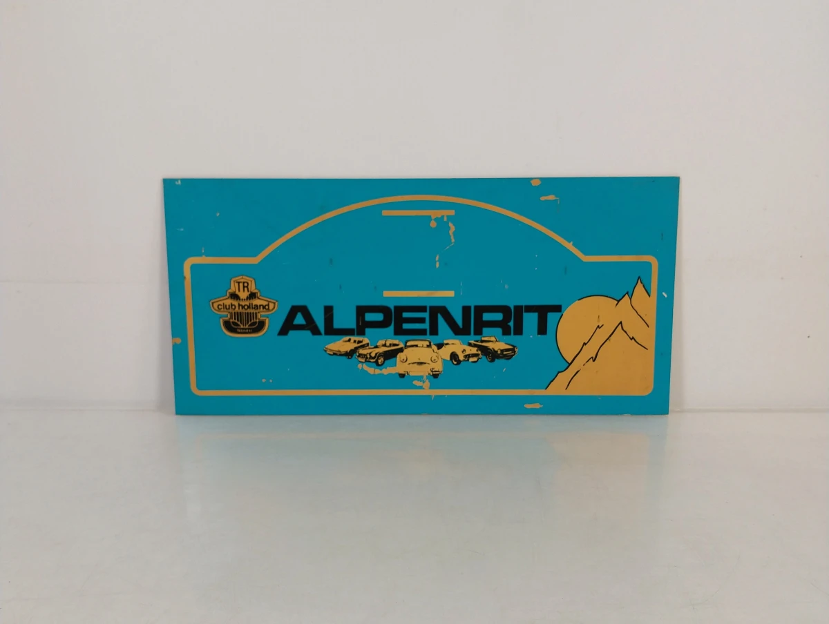 Set van 9 vintage rally- en autostickerplaten - foto 6