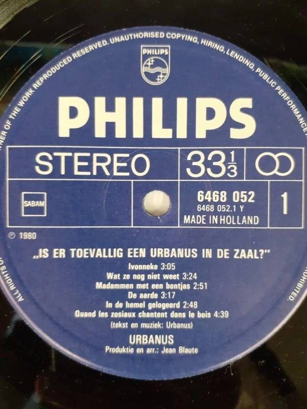 Vinyl: Trio van Urbanus LP's - foto 5