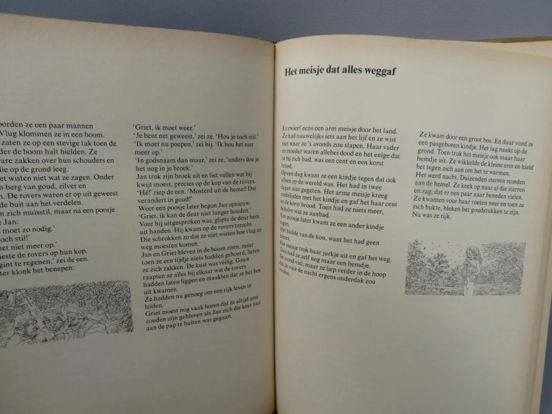 Vintage boek "Alle Sprookjes van de Lage Landen