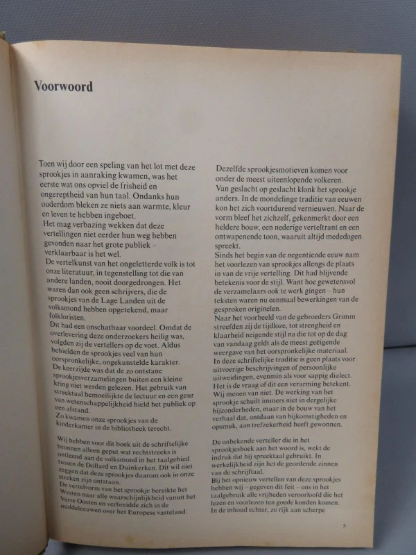 Vintage boek "Alle Sprookjes van de Lage Landen