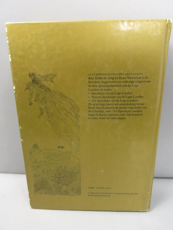 Vintage boek "Alle Sprookjes van de Lage Landen