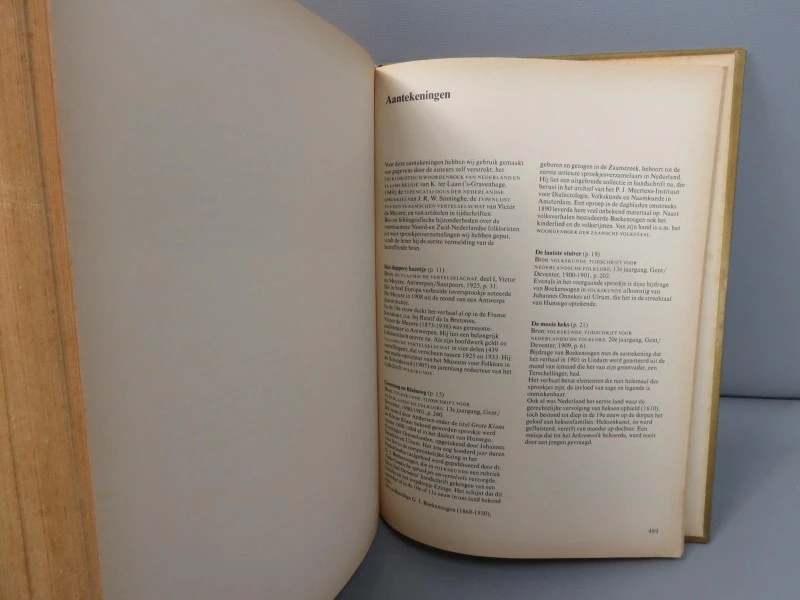 Vintage boek "Alle Sprookjes van de Lage Landen