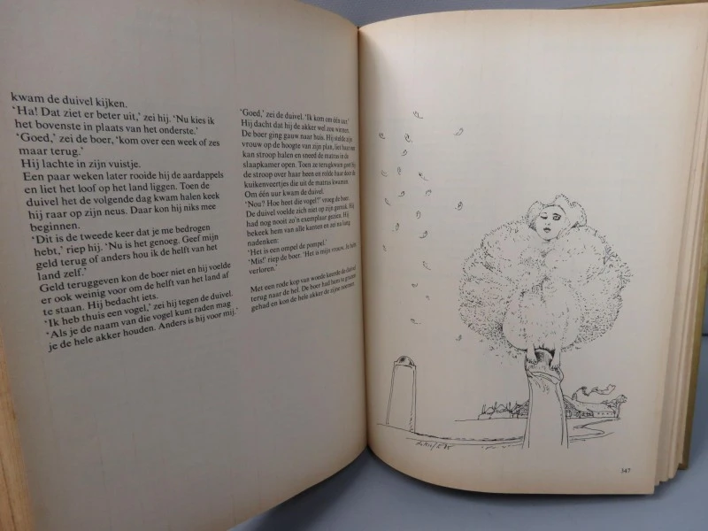 Vintage boek "Alle Sprookjes van de Lage Landen