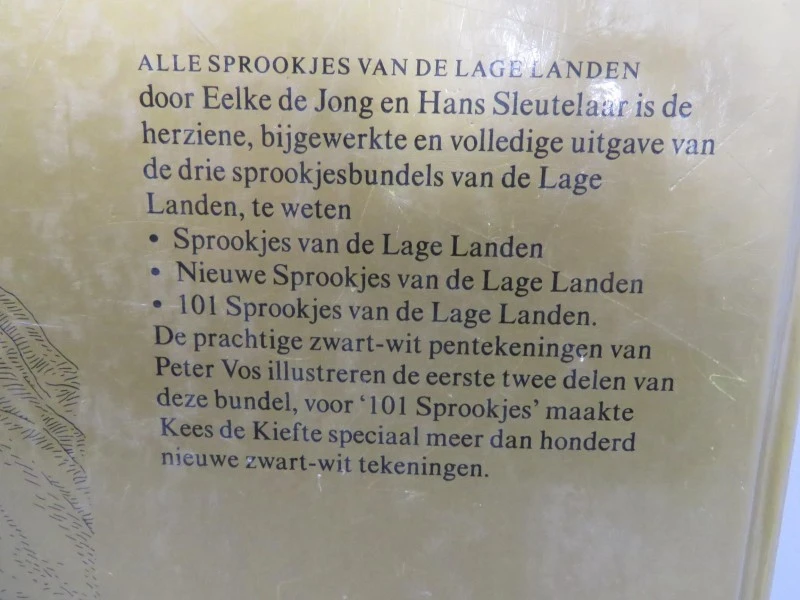 Vintage boek "Alle Sprookjes van de Lage Landen