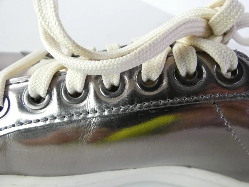 Gemerkte sneakers - Karl Lagerfeld Ikonik Metallic – Maat 37 – Zilver