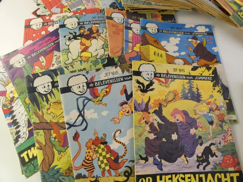 Grote partij Jommeke strips – Jef Nys – Klassieke ongekleurde reeks (jaren '60 / '70)