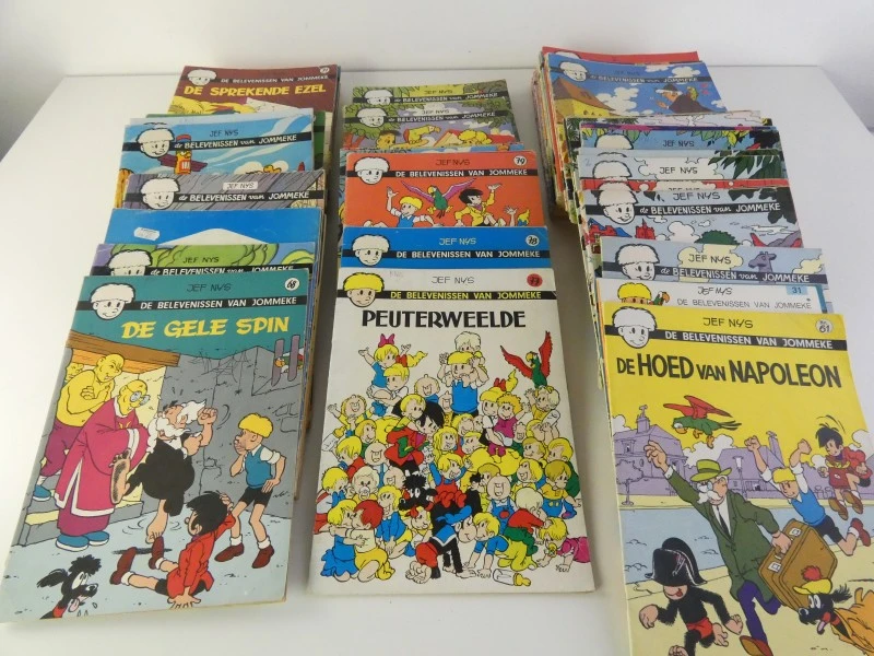 Grote partij Jommeke strips – Jef Nys – Klassieke ongekleurde reeks (jaren '60 / '70)