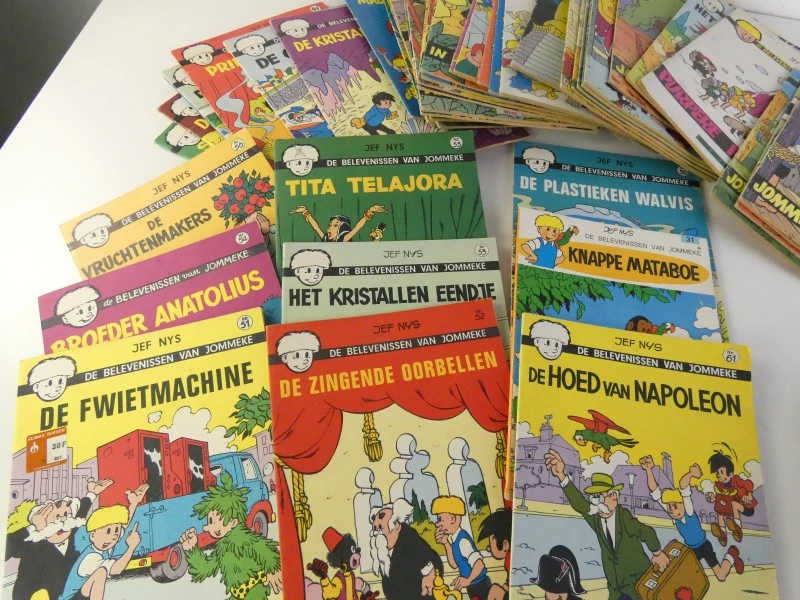 Grote partij Jommeke strips – Jef Nys – Klassieke ongekleurde reeks (jaren '60 / '70)