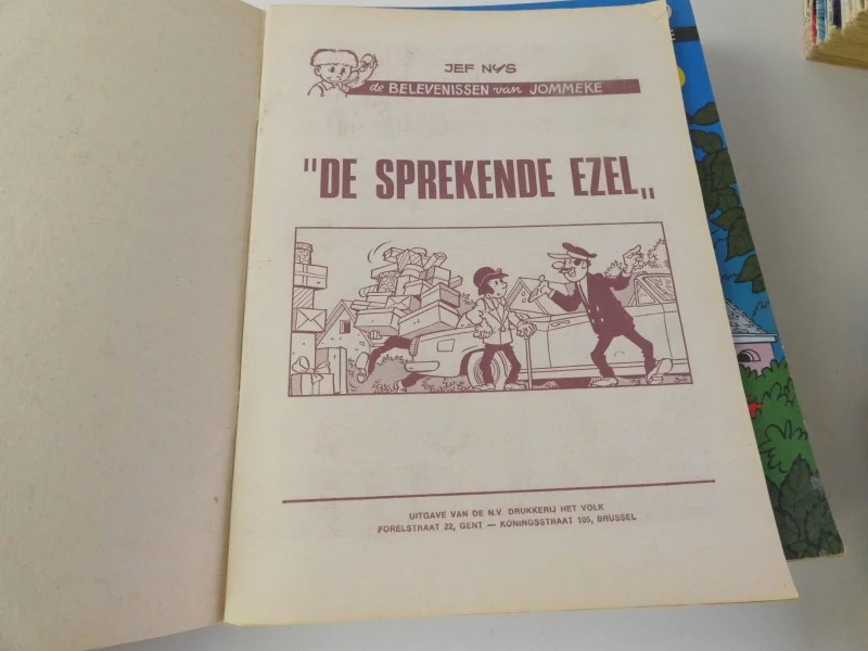 Grote partij Jommeke strips – Jef Nys – Klassieke ongekleurde reeks (jaren '60 / '70)