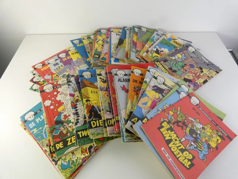 Grote partij Jommeke strips – Jef Nys – Klassieke ongekleurde reeks (jaren '60 / '70)