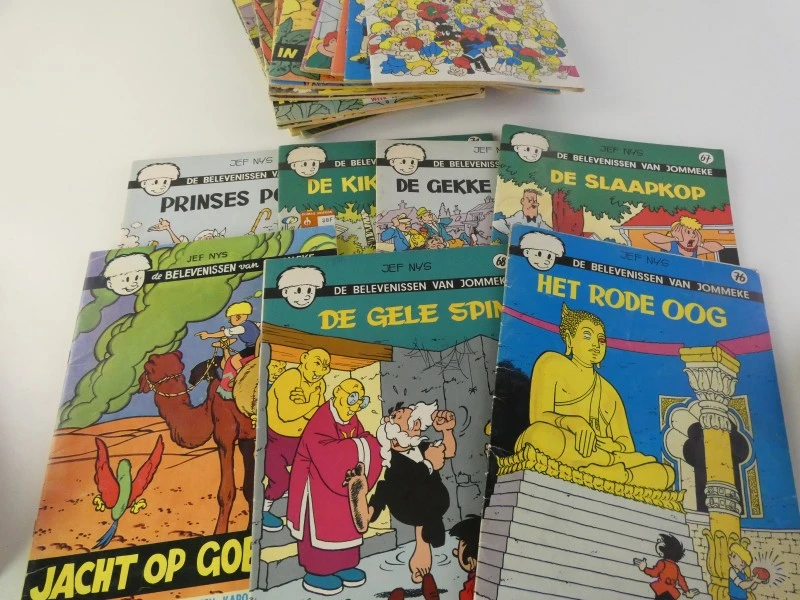 Grote partij Jommeke strips – Jef Nys – Klassieke ongekleurde reeks (jaren '60 / '70)