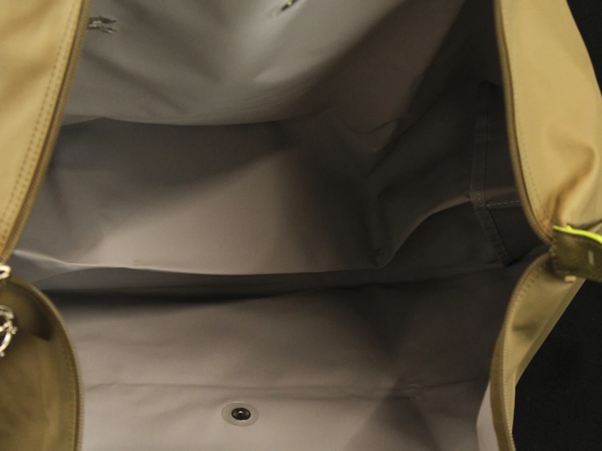 Longchamp Le Pliage, grote opvouwbare reis/weekendtas - kaki/olijfgroen