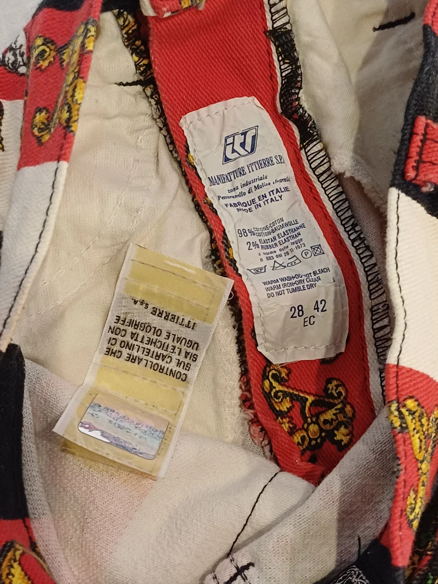 Vintage Versace Jeans Couture "Rock Royalty" Denim - foto 6