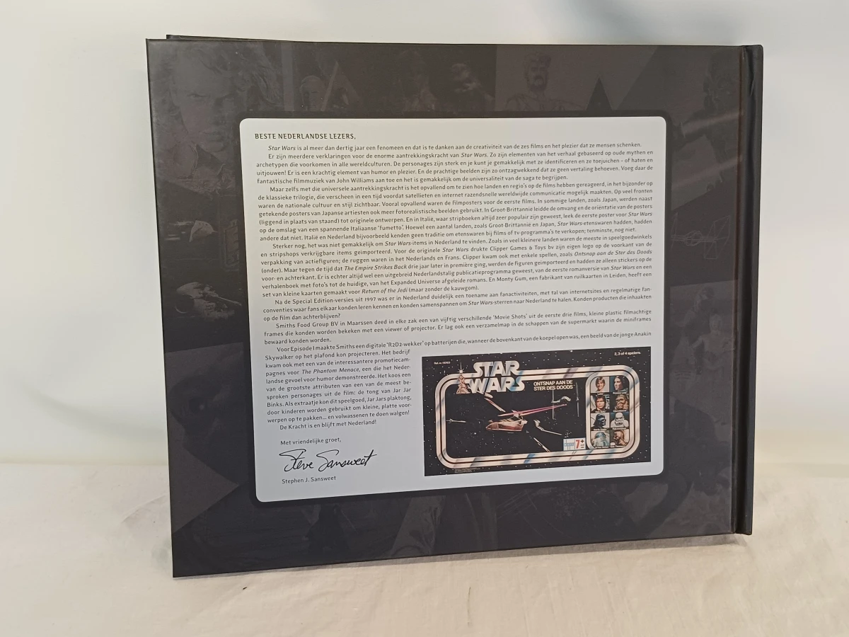 Star Wars boek met memorabilia en cd's
