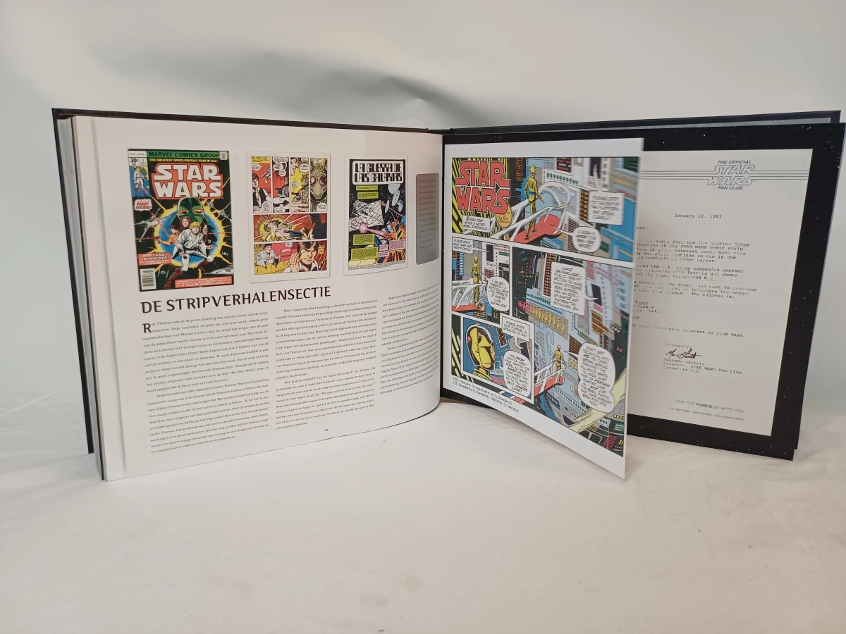 Star Wars boek met memorabilia en cd's