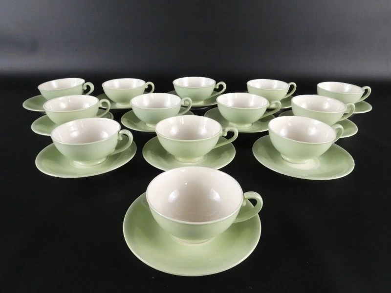 Vintage MOSA Maastricht Porseleinen Thee-/Koffieset – 30-delig