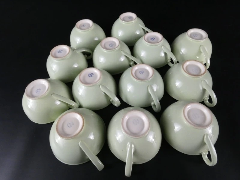 Vintage MOSA Maastricht Porseleinen Thee-/Koffieset – 30-delig