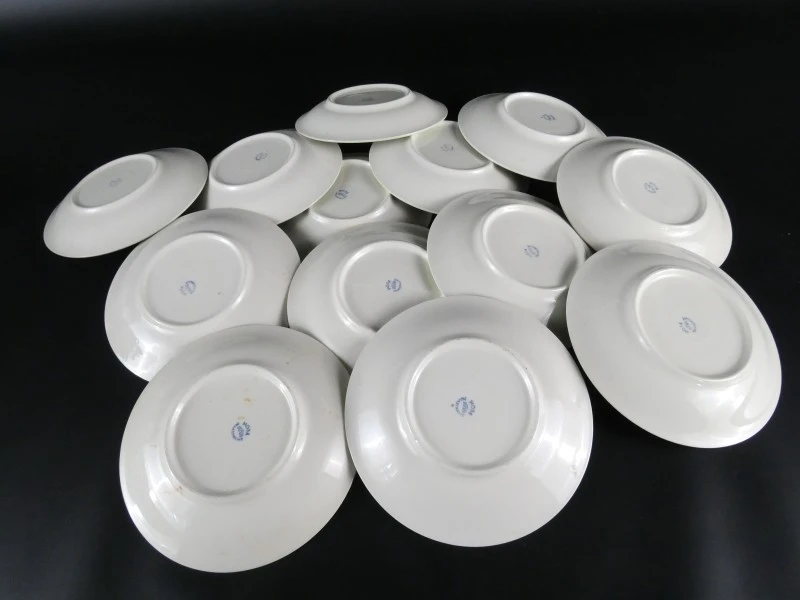 Vintage MOSA Maastricht Porseleinen Thee-/Koffieset – 30-delig