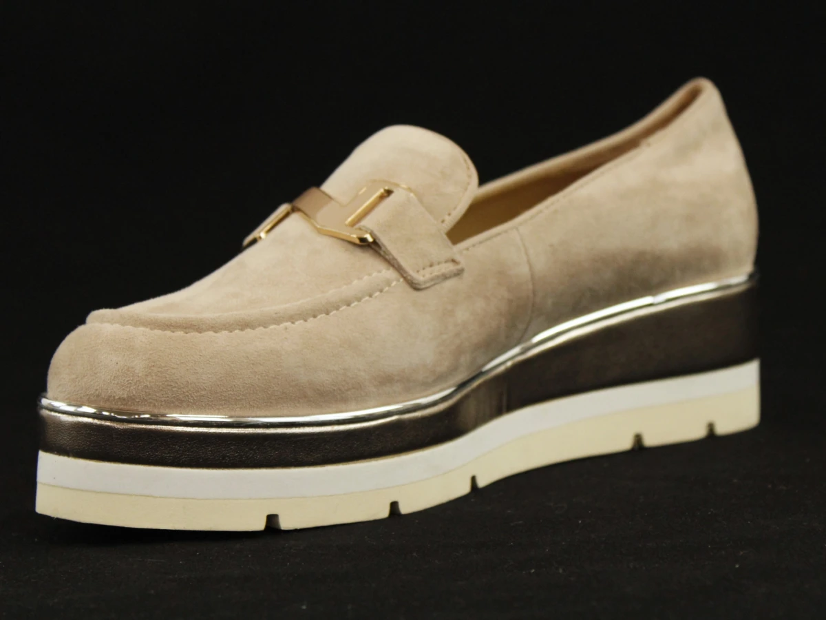 Nathan-Baume suède loafers met plateauzool - maat 39