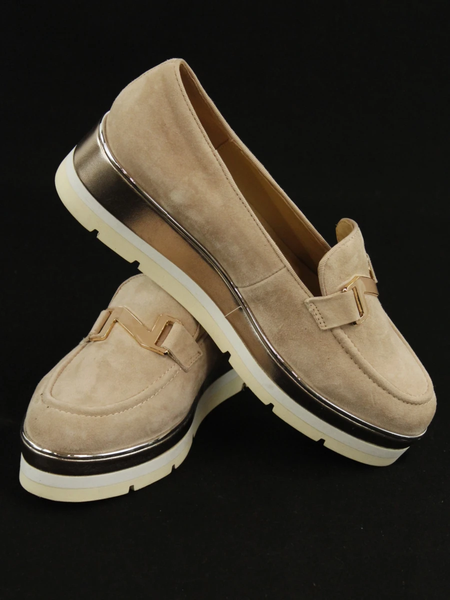 Nathan-Baume suède loafers met plateauzool - maat 39