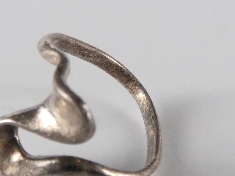 Lot van 6 Vintage Zilveren Ringen