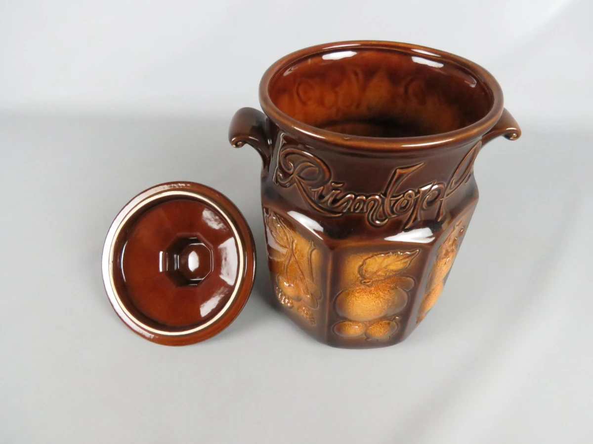Rumtopf pot met deksel
