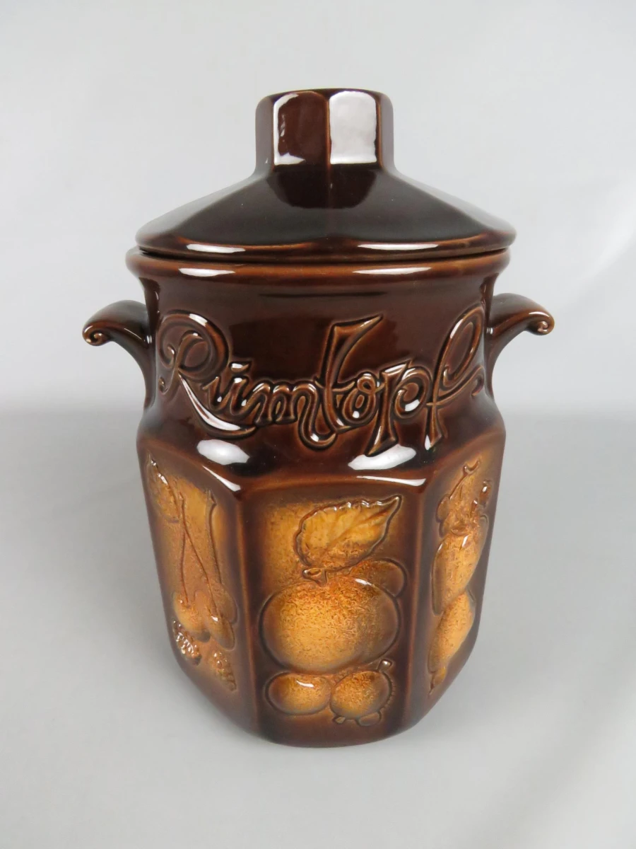 Rumtopf pot met deksel