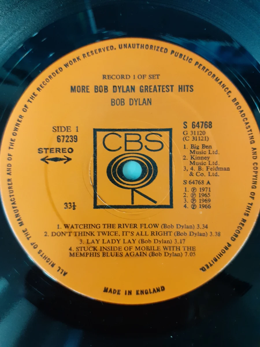 Vinyl: More Bob Dylan Greatest Hits - foto 5