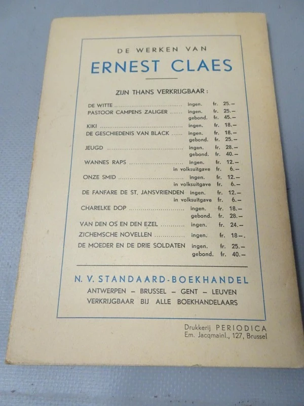 3 boekjes "Ernest Claes