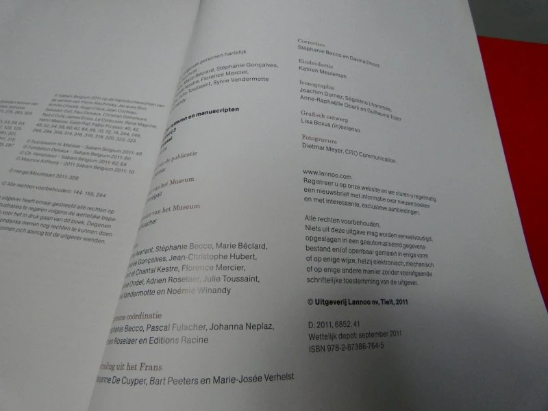 Boek "Museum der letteren en manuscripten van Brussel" - Bloemlezing - foto 13