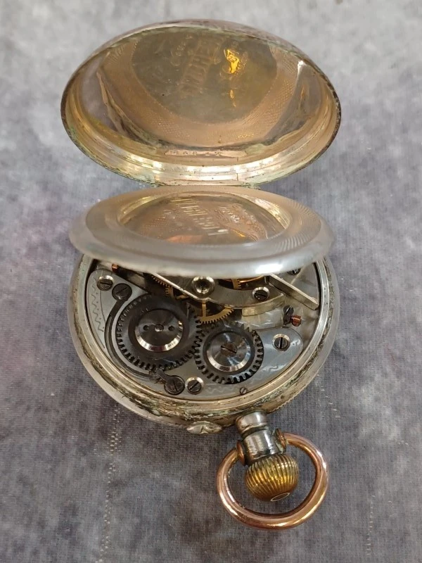 Kavel van 6 antieke zakhorloges - Diverse verzamelobjecten o.a. Nacar en Roskopf - foto 15