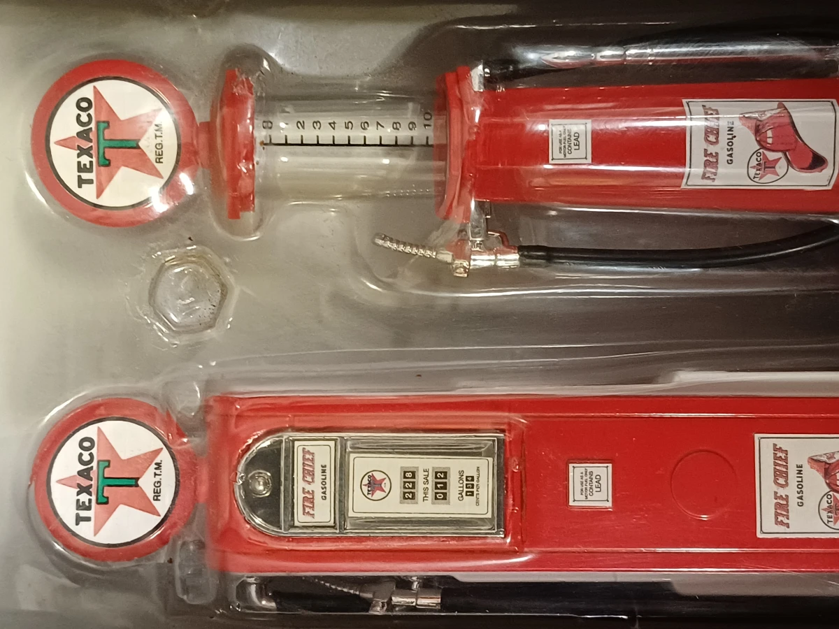 Miniatuur 'Texaco gas pompen'