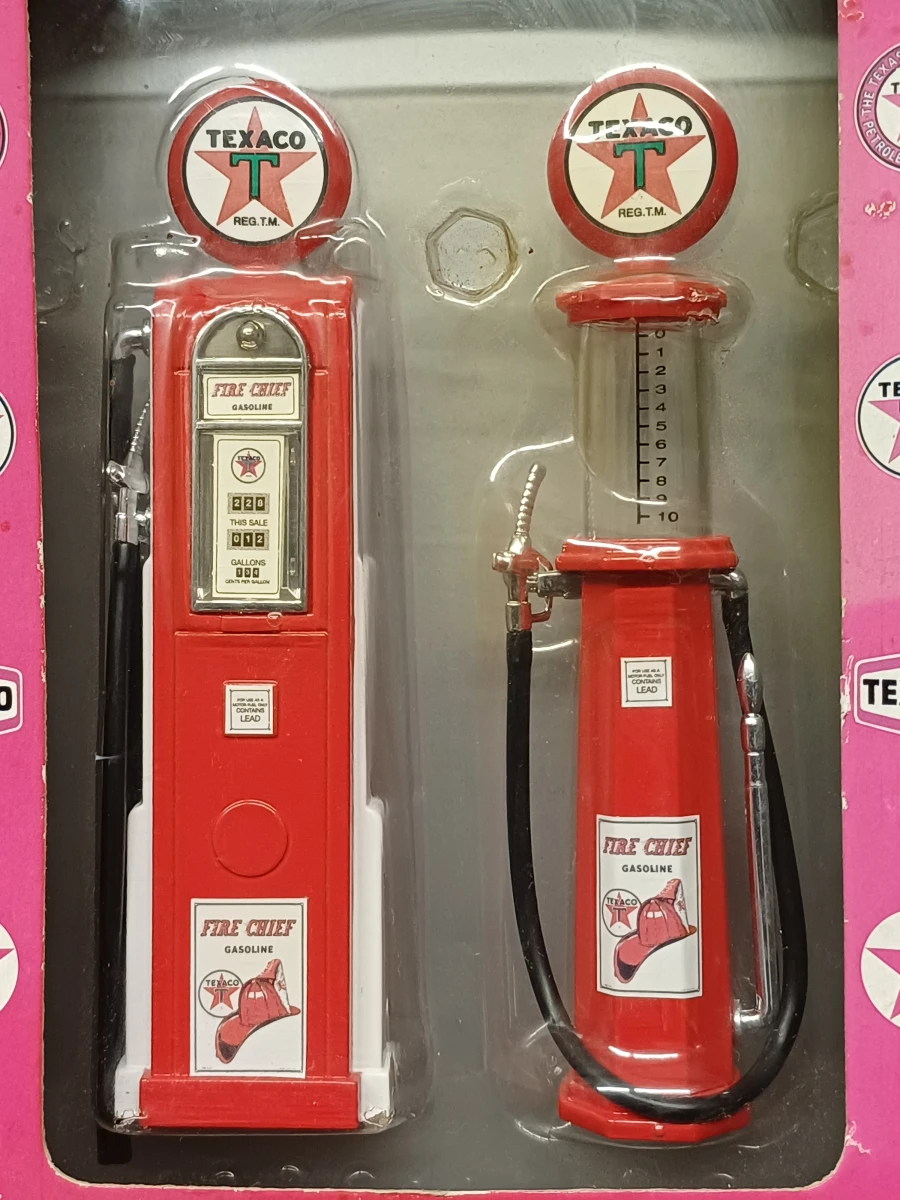 Miniatuur 'Texaco gas pompen'