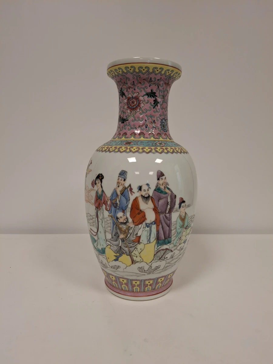 Set van 2 decoratieve Chinese vazen - foto 2