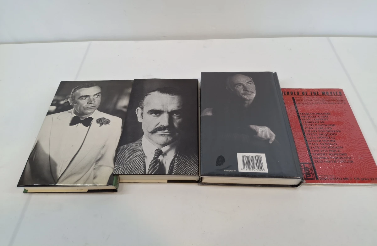 Set van 4 Engelstalige boeken over Sean Connery