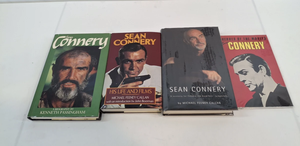 Set van 4 Engelstalige boeken over Sean Connery